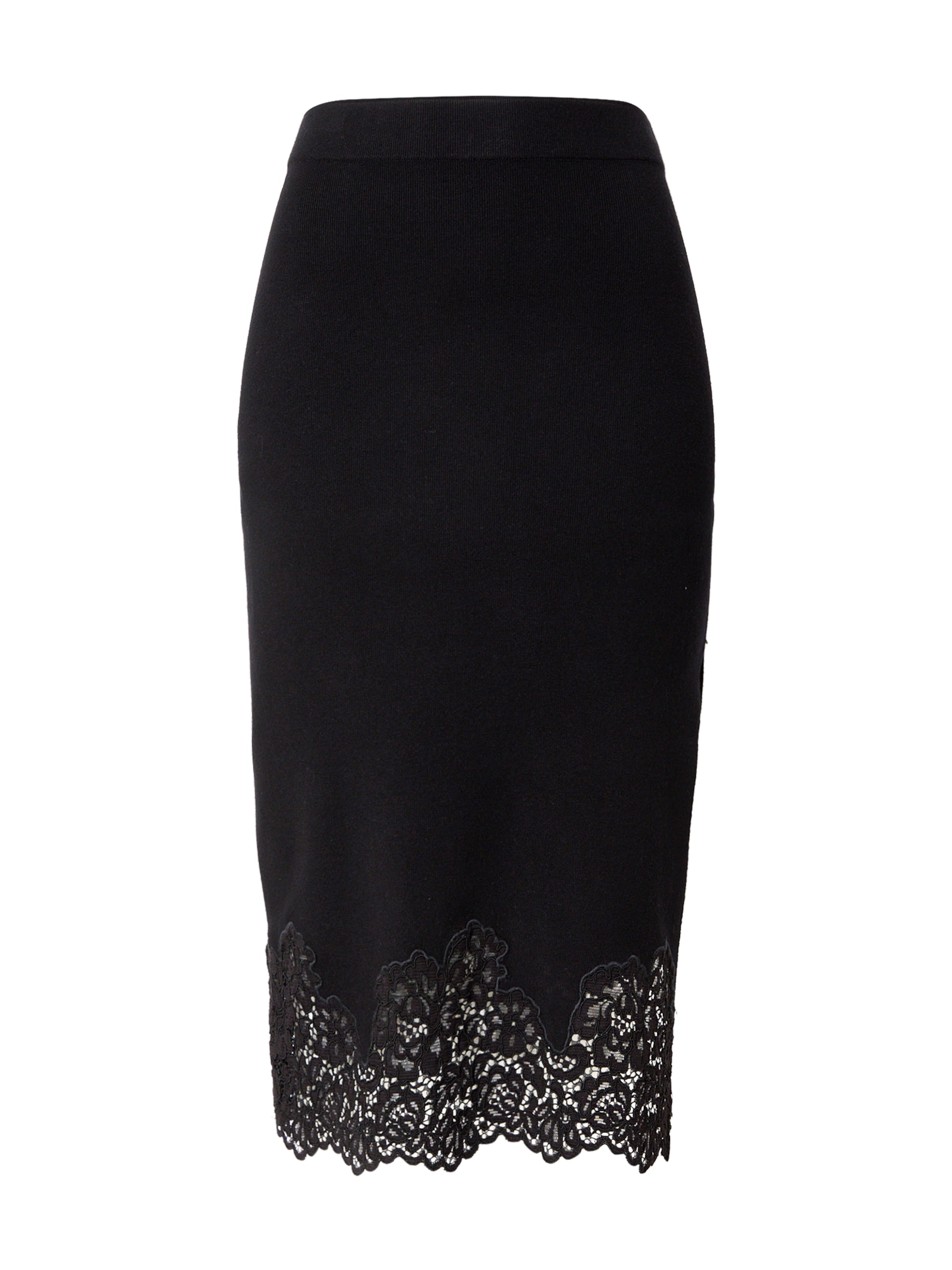 Twinset - Falda en negro: frente