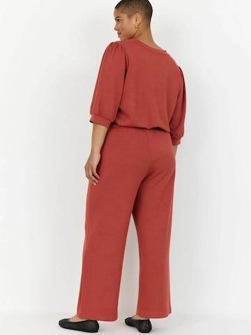 Wide Leg Pantalon 'SABINA 2 ' Wasabi Concept en rouge