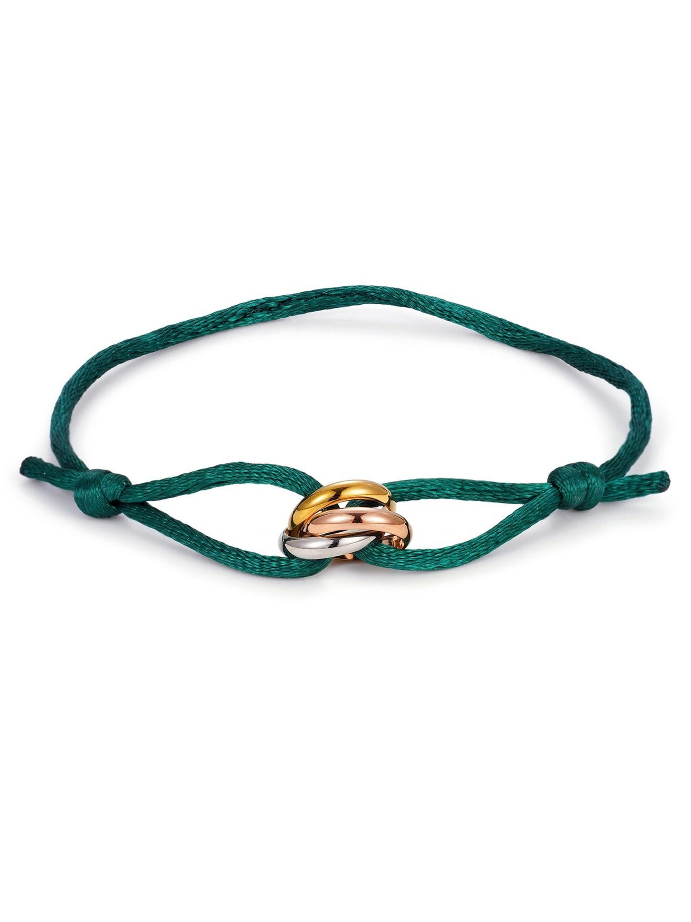Kim Johanson Bracelet 'Tricolor' in Green: front