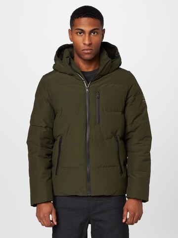 ECOALF Winter Jacket 'Bazon' in Green: front