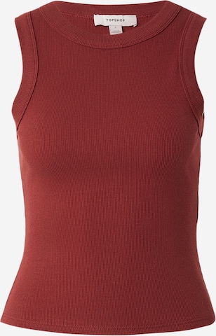 TOPSHOP Top in Red: front