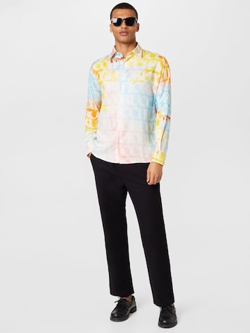 Fiorucci - Regular Fit Camisa em mistura de cores