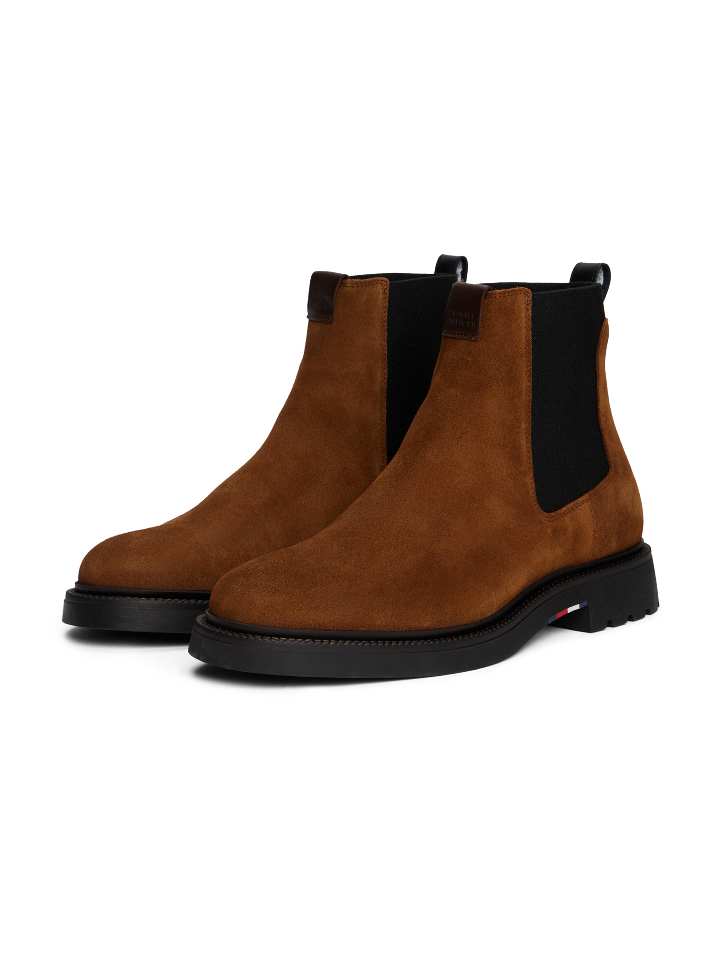 TOMMY HILFIGER - Botas chelsea em castanho