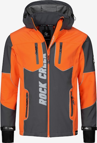 Rock Creek Outdoorjacke in Grau: predná strana