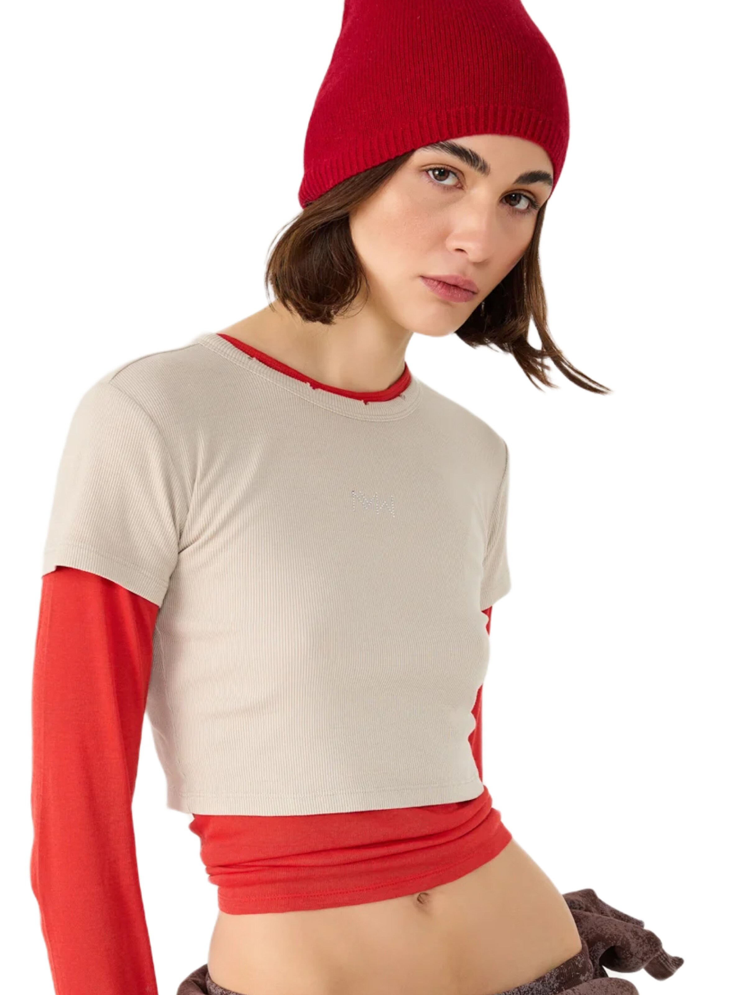 No Matter What Shirt in Beige