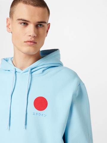 EDWIN Sweatshirt 'Japanese Sun' i blå