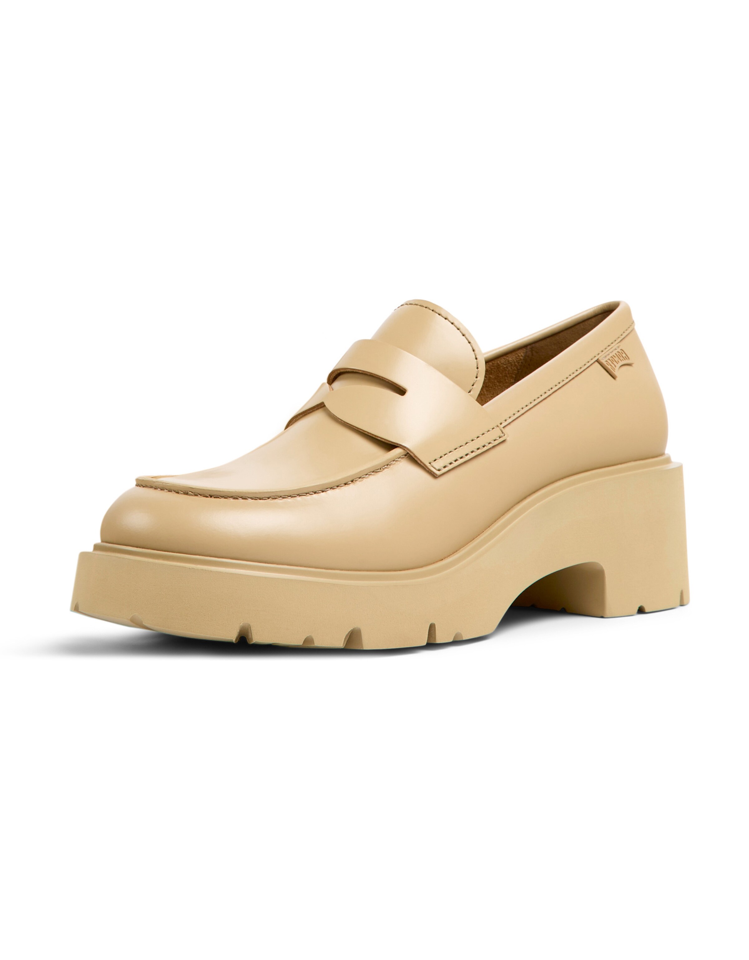 Chaussure basse ' Milah ' CAMPER en beige : devant