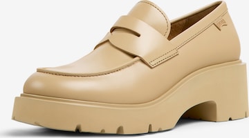 CAMPER Classic Flats ' Milah ' in Beige: front