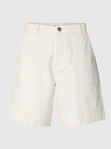 SELECTED Pants in White: front