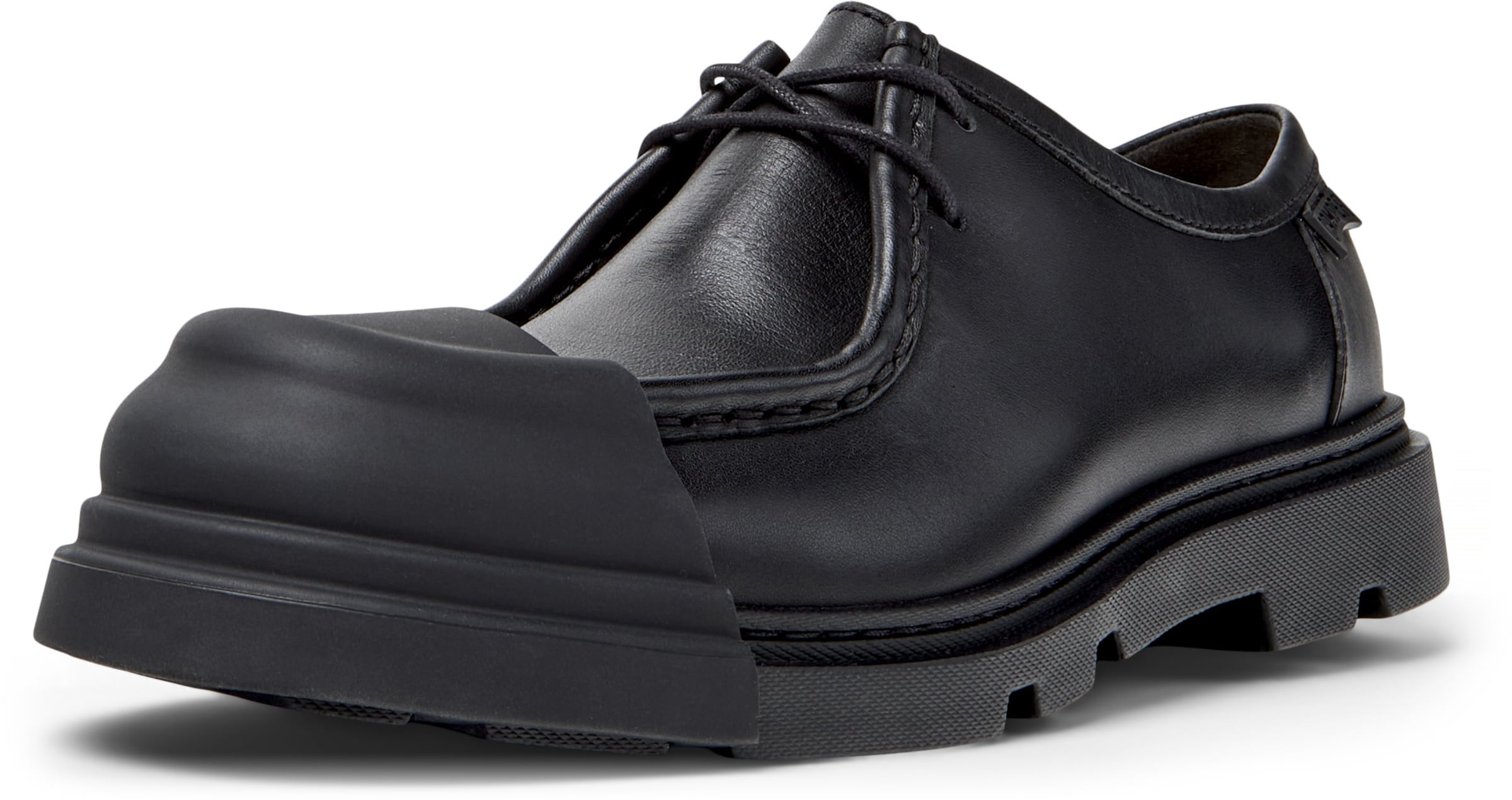 Scarpa stringata 'Junction' di CAMPER in nero: frontale