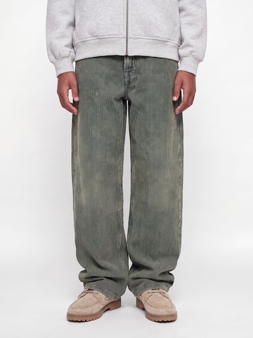 Jack & Jones Junior Baggy Hose 'JPSTAlex' in Grün: Vorderseite