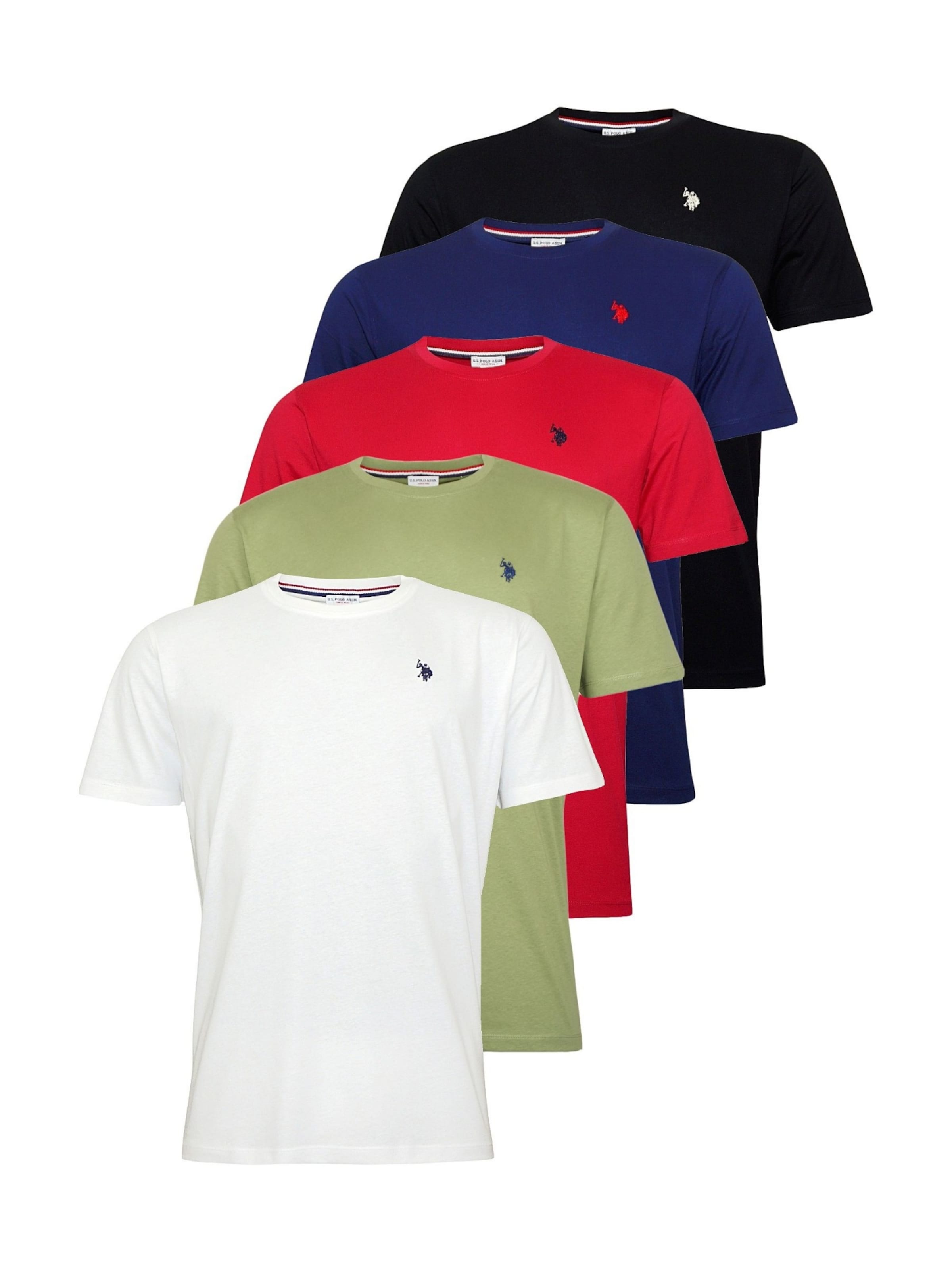T-Shirt U.S. POLO ASSN. en mélange de couleurs : devant