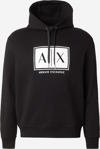 ARMANI EXCHANGE Collegepaita värissä musta: etupuoli
