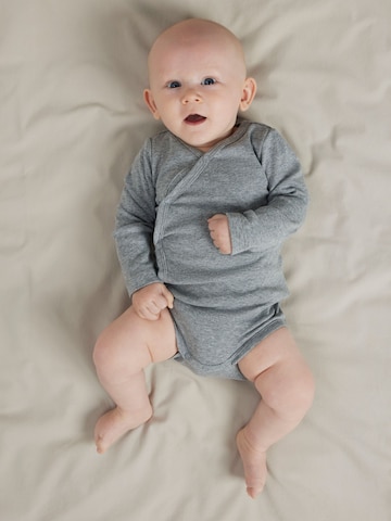 NAME IT - Pijama entero/body en gris: frente