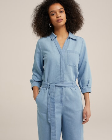 WE Fashion Jumpsuit in Blauw