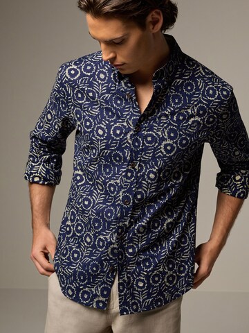 Coupe regular Chemise Next en bleu