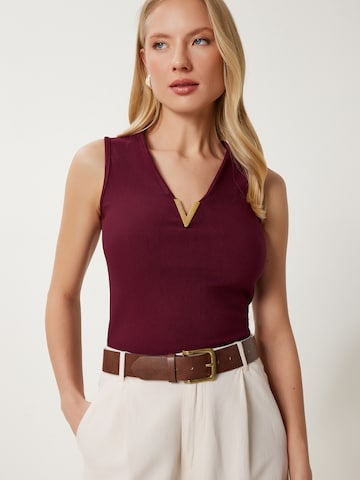 Happiness İstanbul Top z naramnicami | rdeča barva