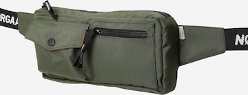 MADS NORGAARD COPENHAGEN - Bolsa de cintura 'Bel One Carni' em verde: frente