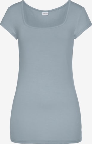 LASCANA Shirt in Blue: front