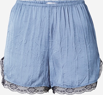 mėlyna TOPSHOP Standartinis Kelnės: priekis