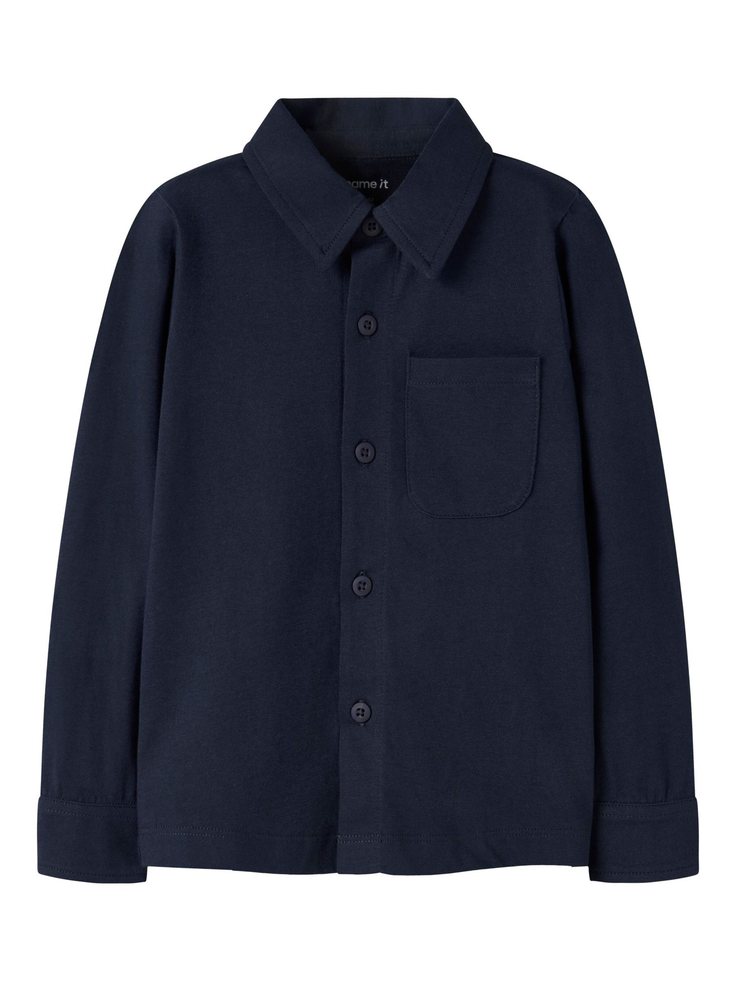 NAME IT - Ajuste regular Camisa en azul: frente