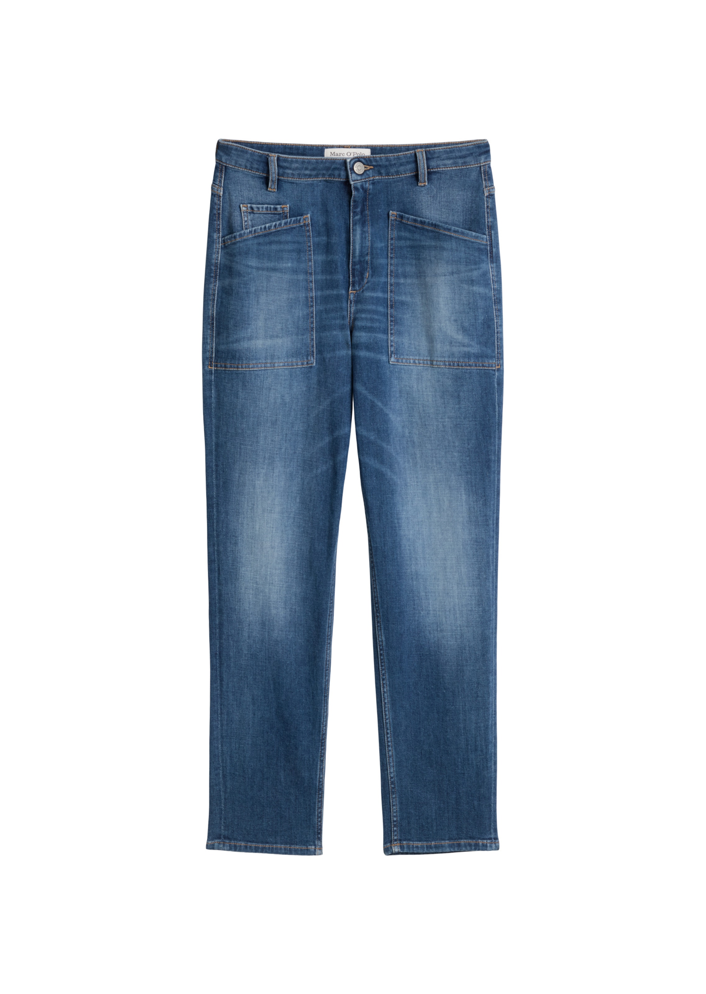 Marc O'Polo Wide Leg Jeans in Blau: Vorderseite