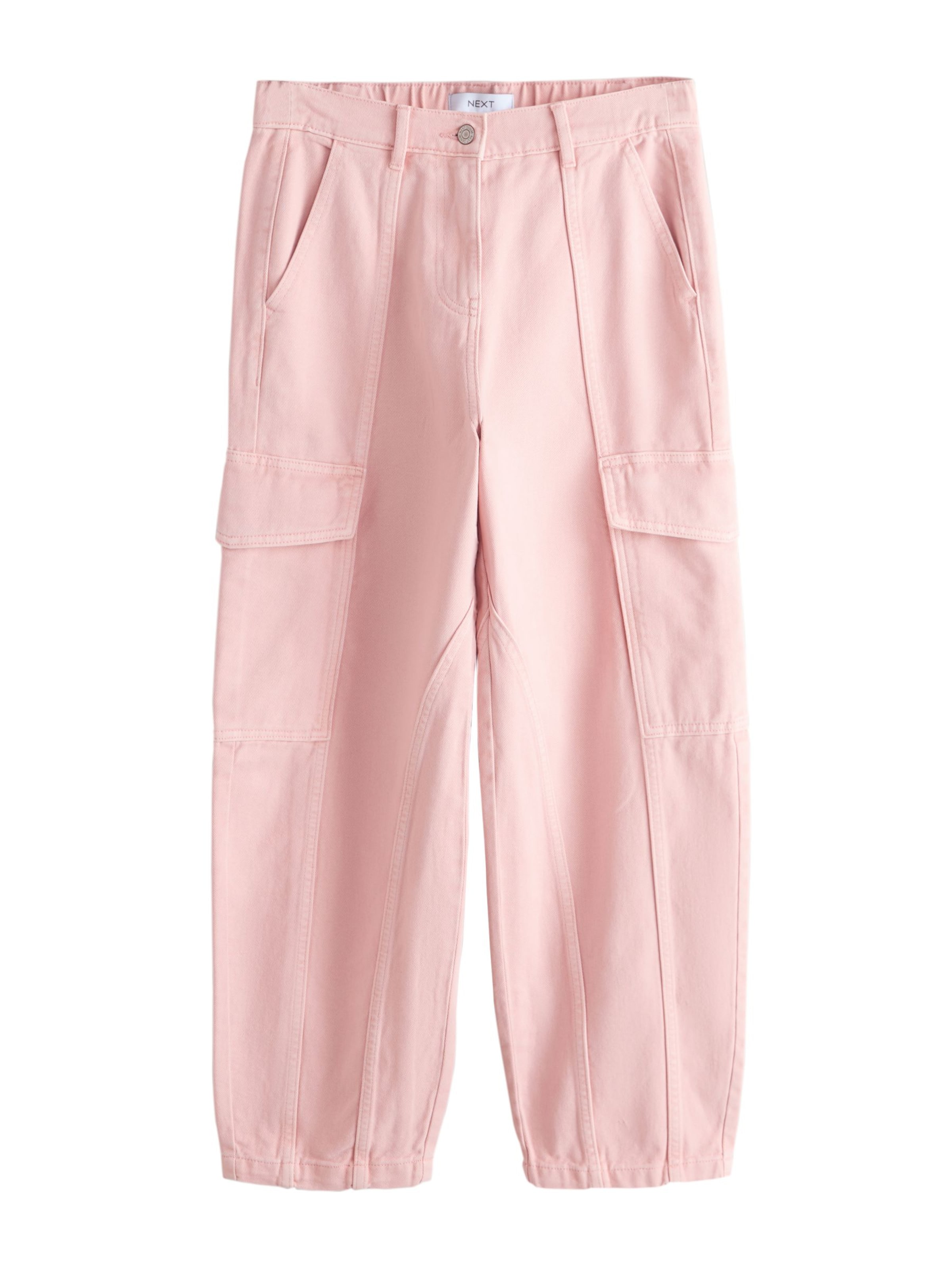 Pantaloni cargo di Next in rosa: frontale