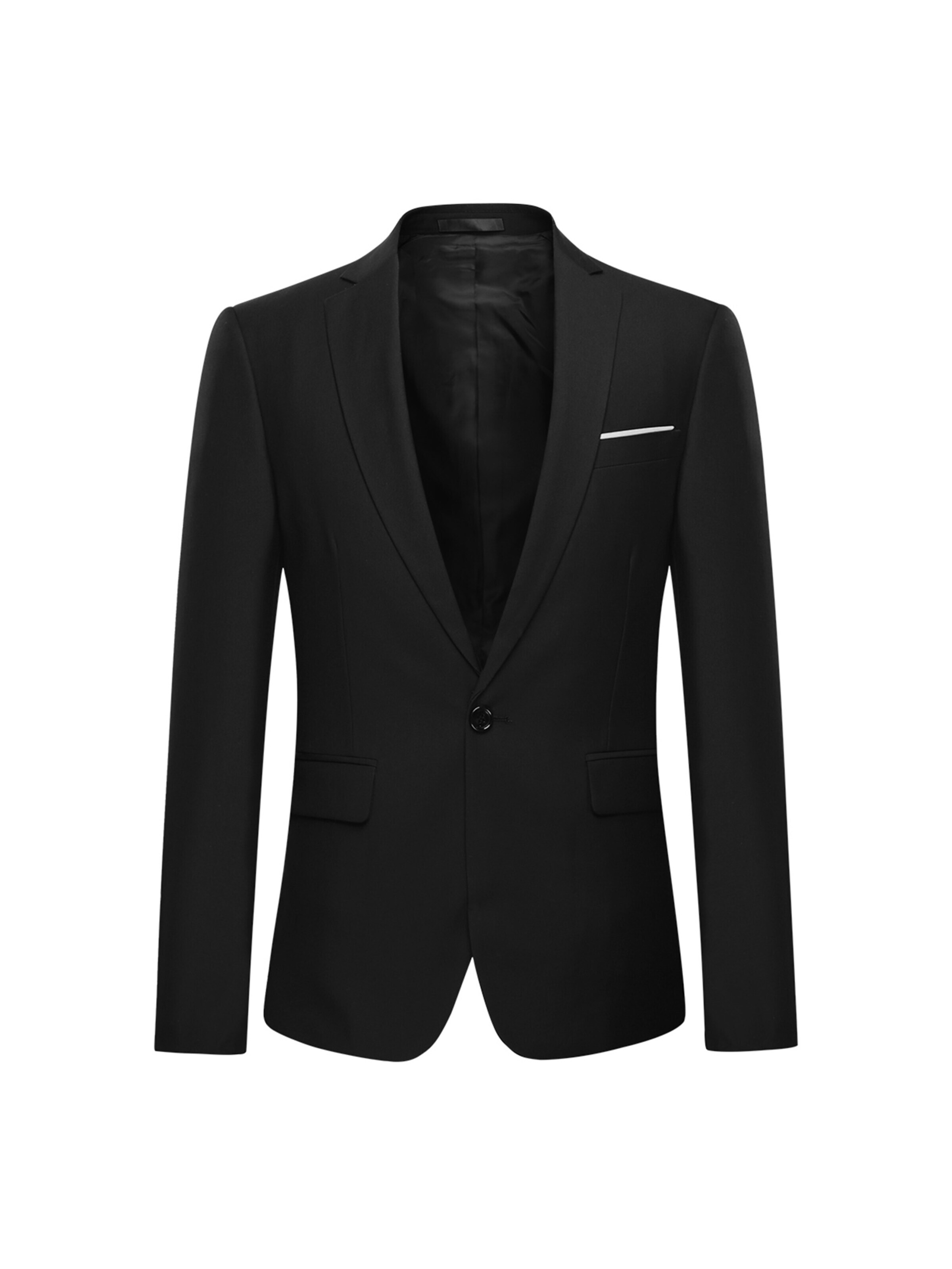 YOUTHUP Slim fit Suit 'Feierabend' in Black