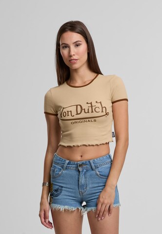 Von Dutch Originals Shirt 'Ami' in Beige: front