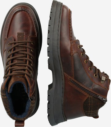 bugatti Lace-Up Boots 'Dacupso Exko' in Brown