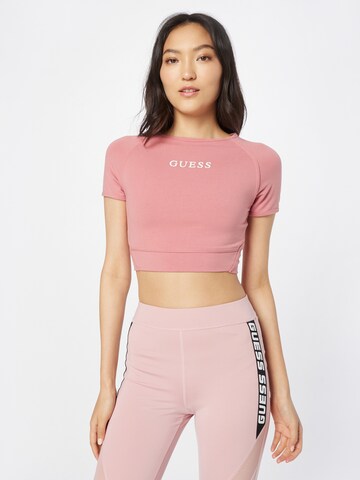 GUESS Sportshirt 'ALINE' in Pink: predná strana