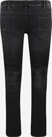 Coupe slim Jean 'Glenn' Jack & Jones Plus en noir