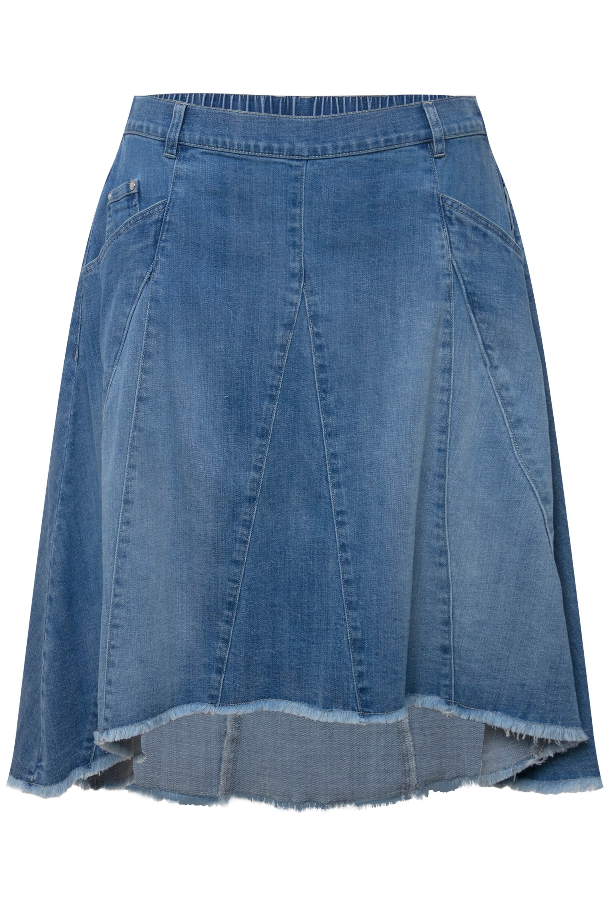 Ulla Popken Rok in Blauw: voorkant