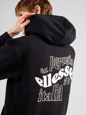 ELLESSE Sweatshirt 'Doppiaz' i svart