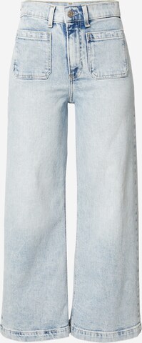 GAP Szeroka nogawka Jeansy w kolorze niebieski: przód