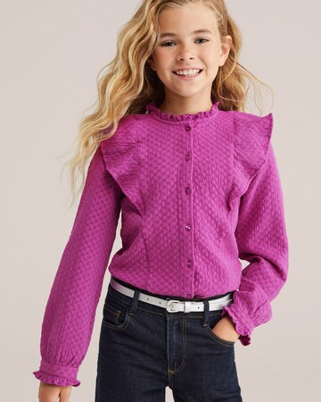 WE Fashion Strickjacke in Pink: Vorderseite