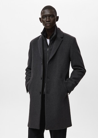 MANGO MAN Mantel 'Uriel' in Grau: Vorderseite