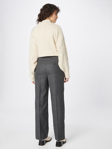 Designers Remix Regular Pleat-Front Pants 'Oxford' in Grey