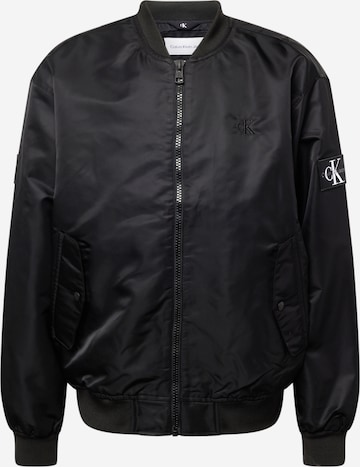 Calvin Klein Jeans - Chaqueta de entretiempo en negro: frente