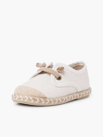 Baskets Pisamonas en beige : devant
