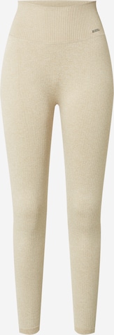 Skinny Pantalon de sport aim'n en beige : devant