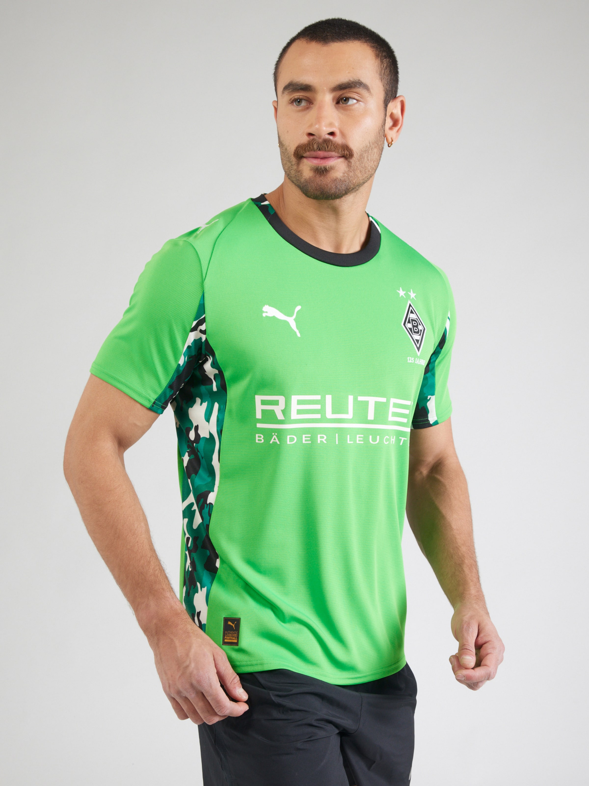 PUMA Jersey 'Borussia Mönchengladbach 2025/2026' in Green, Lime
