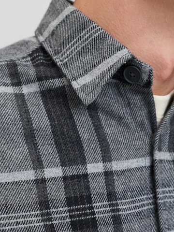 JACK & JONES Regular Fit Hemd in Grau