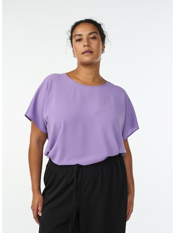 Bluză de la Zizzi pe mov: față