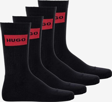 Chaussettes HUGO en noir : devant