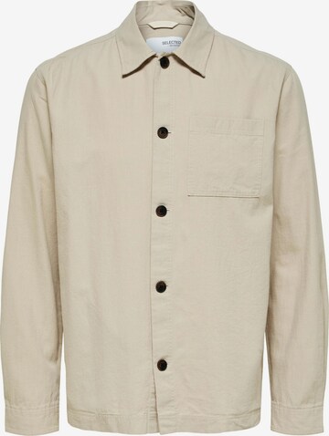 Camicia di SELECTED HOMME in beige: frontale