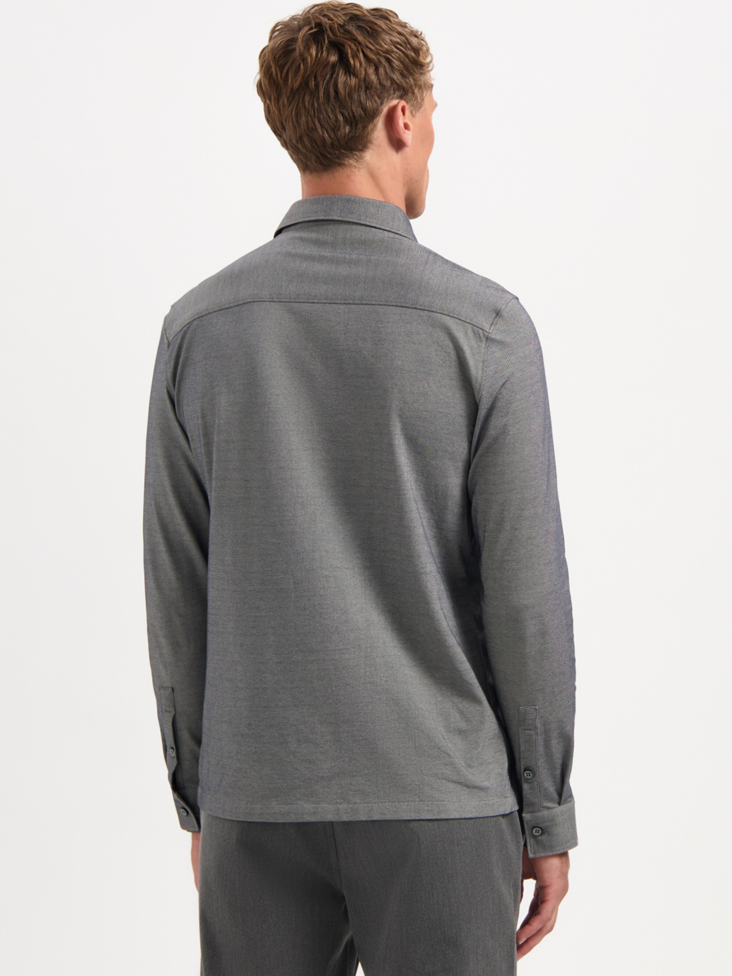 No Excess Regular fit Button Up Shirt in Dark Grey | ABOUT YOU