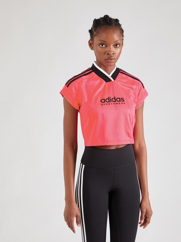 rožinė ADIDAS SPORTSWEAR Sportiniai marškinėliai 'TIRO Q2': priekis