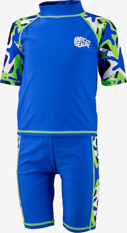 BECO the world of aquasports UV Protection in Blue: front