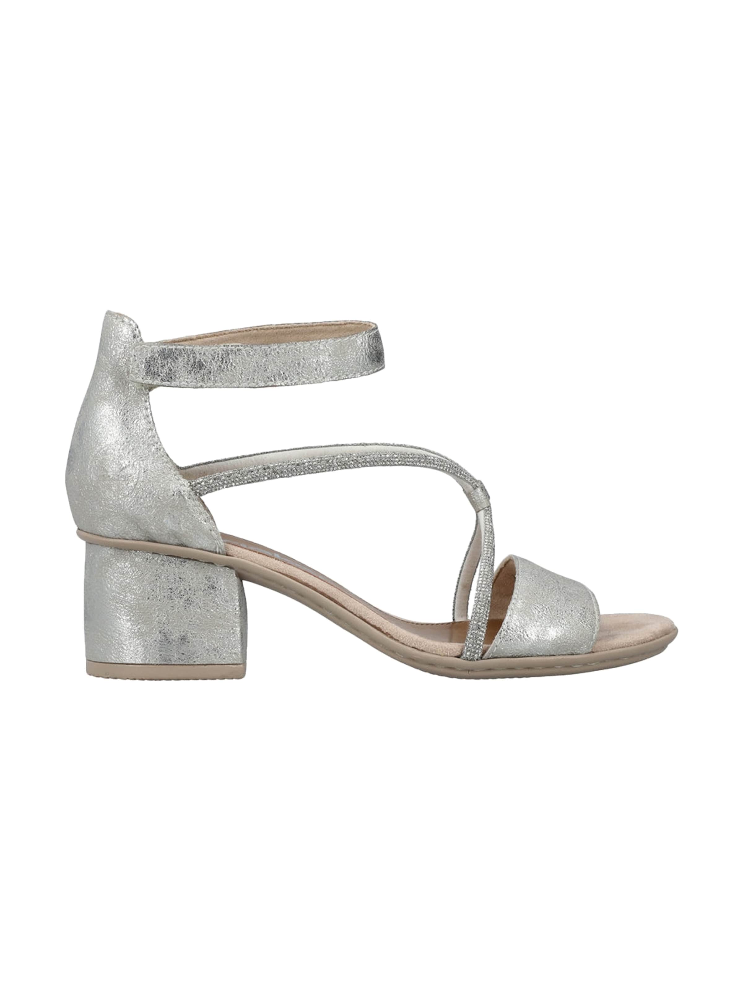 Rieker Sandale 'Aleria Absatzsandalen' in Silber
